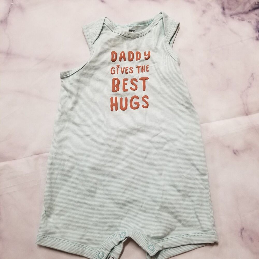 Just One You Carter's Daddy Gives the best Hugs Romper